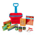 Melissa & Doug Fill and Roll Grocery Basket Play Set With Play Food Boxes and Cans (11 pcs), Play Kitchen Toy Food Ages 3+