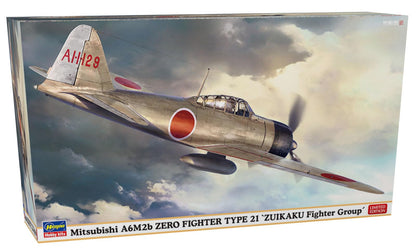 Hasegawa - 1/48 Mitsubishi A6m2b Zero Fighter Type 21