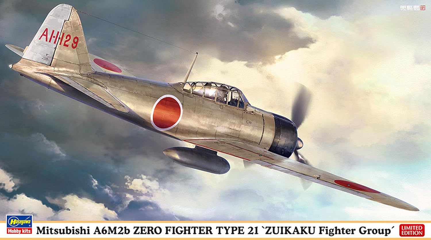 Hasegawa - 1/48 Mitsubishi A6m2b Zero Fighter Type 21