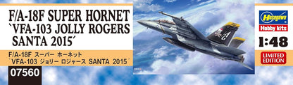 Hasegawa 607560-1/48 F/A-18F Super Hornet - 1:48 Scale
