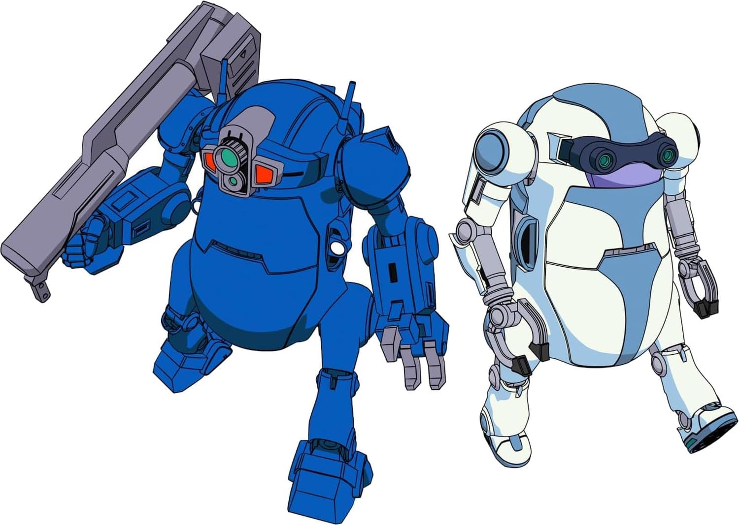 Hasegawa 664816-1/35 Mechatrowego Votoms Collab Series Vol.4 Strikedog & Ypsilon - 1:35 Scale