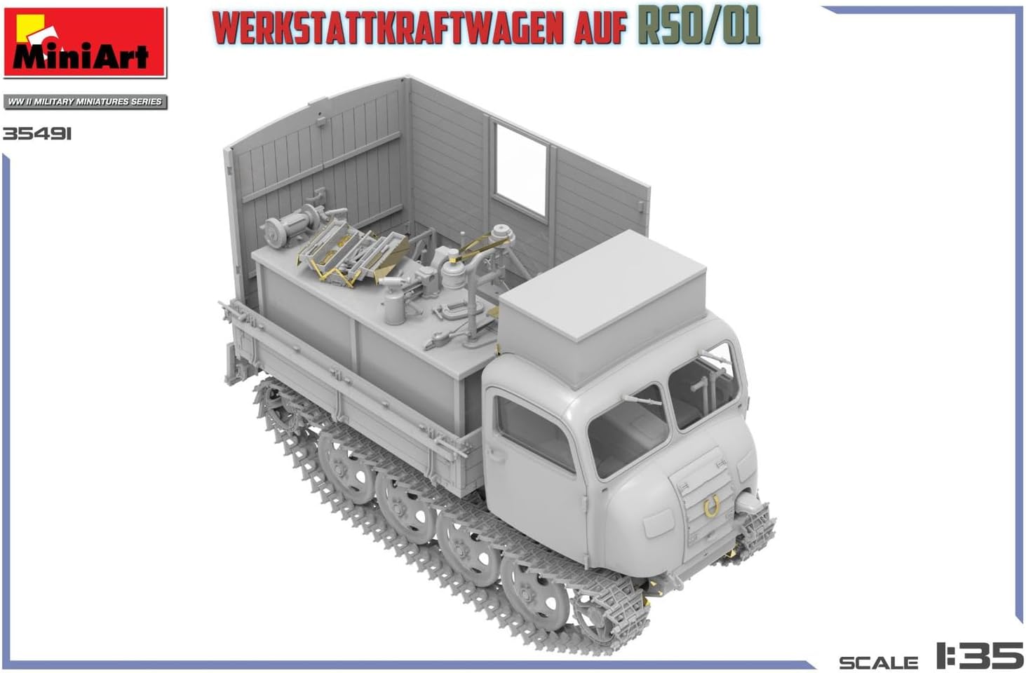 MiniArt - 1/35 Werkstattkraftwagen Auf Rso/01