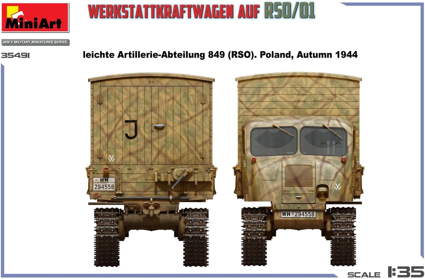 MiniArt - 1/35 Werkstattkraftwagen Auf Rso/01