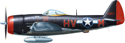 MiniArt - 1/48 P-47m Thunderbolt. Dorsal Fin. Basic Kit