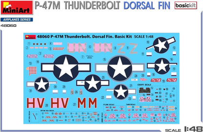 MiniArt - 1/48 P-47m Thunderbolt. Dorsal Fin. Basic Kit
