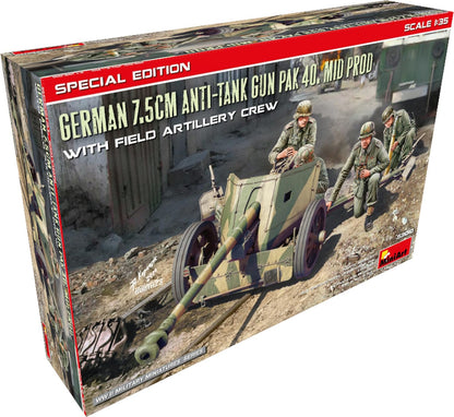 MiniArt - 1/35 German 7.5cm Anti-tank Gun Pak 40.