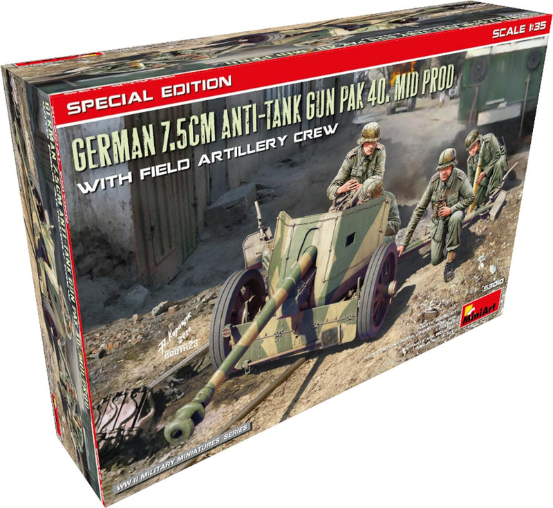 MiniArt - 1/35 German 7.5cm Anti-tank Gun Pak 40.