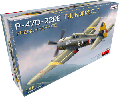 MiniArt - 1/48 P-47d-22re Thunderbolt. French Service. Basic Kit