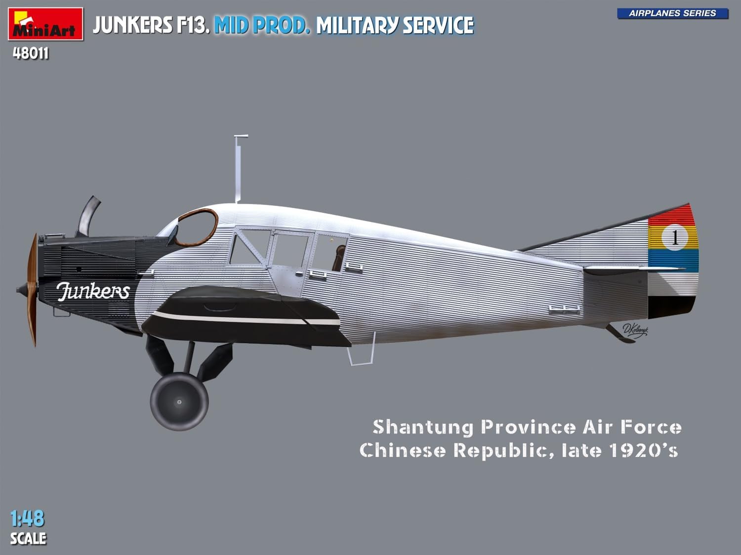 MiniArt - 1/48 Junkers F13. Mid Prod. Military Service