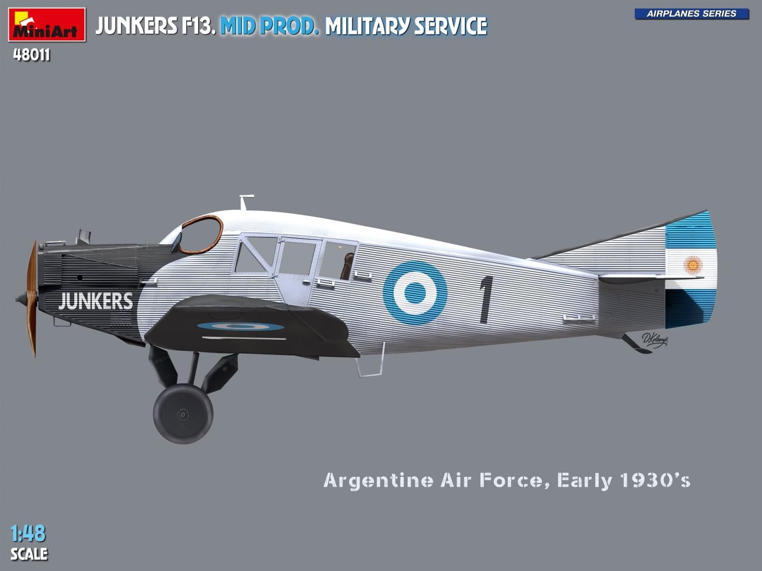 MiniArt - 1/48 Junkers F13. Mid Prod. Military Service