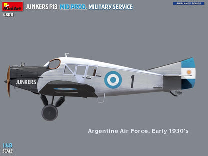 MiniArt - 1/48 Junkers F13. Mid Prod. Military Service