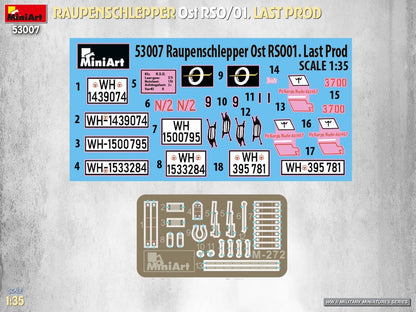 MiniArt - 1/35 Raupenschlepper Ost Rso/01. Last Prod