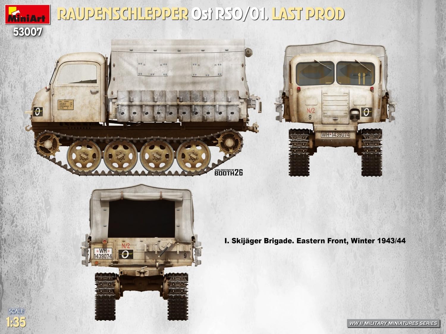 MiniArt - 1/35 Raupenschlepper Ost Rso/01. Last Prod
