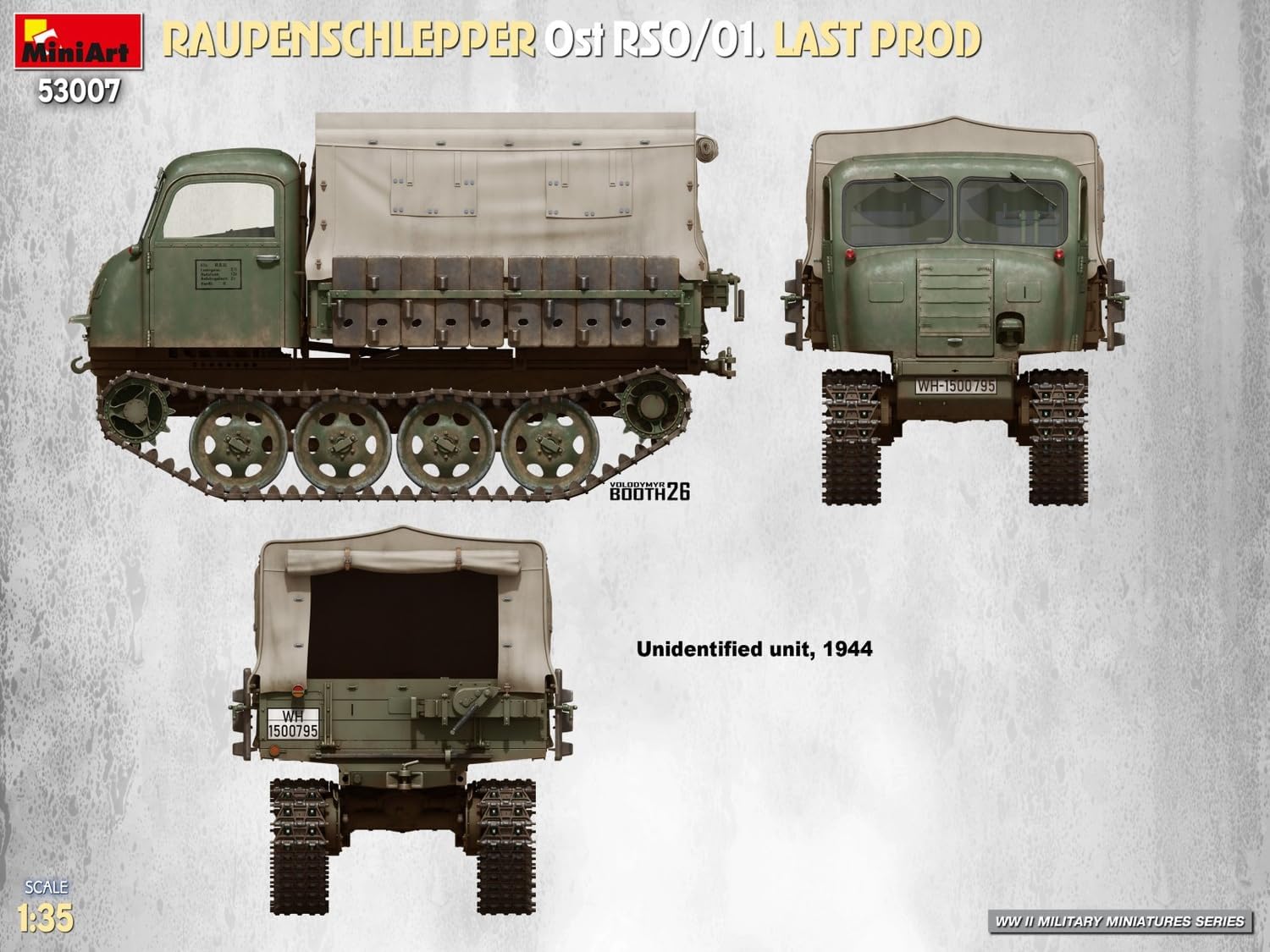 MiniArt - 1/35 Raupenschlepper Ost Rso/01. Last Prod