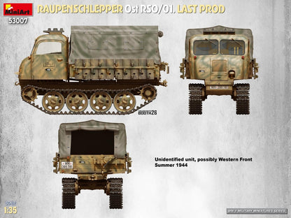 MiniArt - 1/35 Raupenschlepper Ost Rso/01. Last Prod