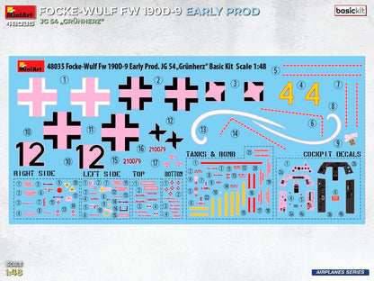 MiniArt - 1/48 Focke-wulf Fw 190d-9 Early Prod. Jg 54