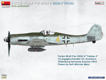 MiniArt - 1/48 Focke-wulf Fw 190d-9 Early Prod. Jg 54