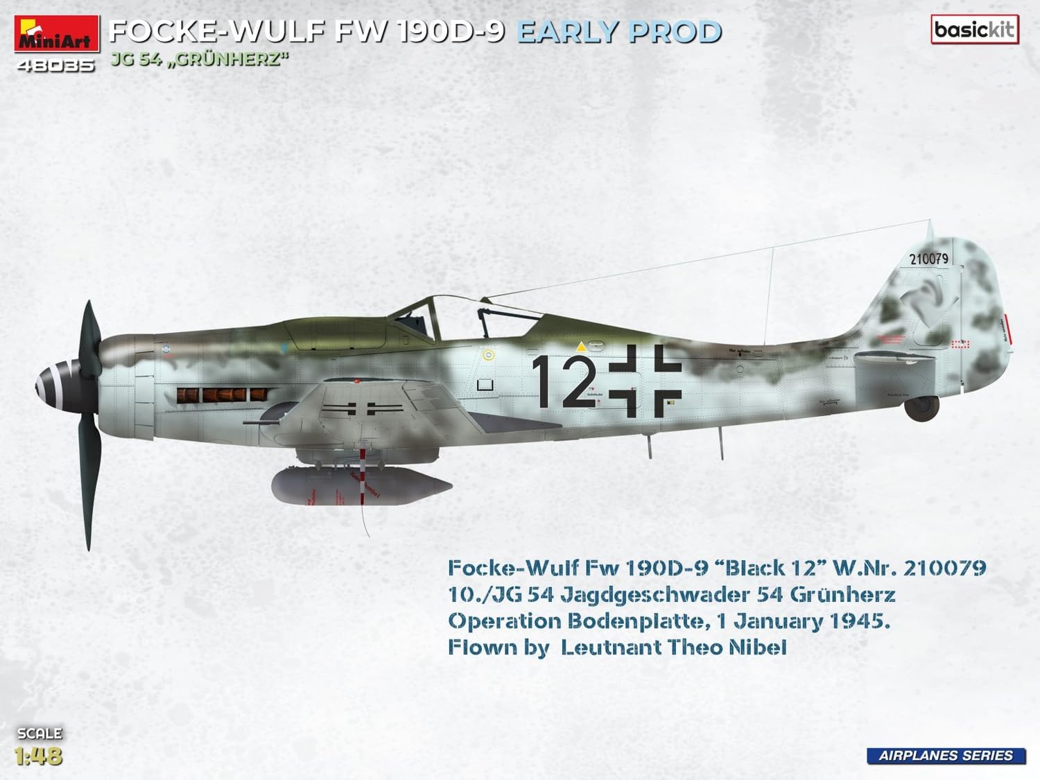 MiniArt - 1/48 Focke-wulf Fw 190d-9 Early Prod. Jg 54