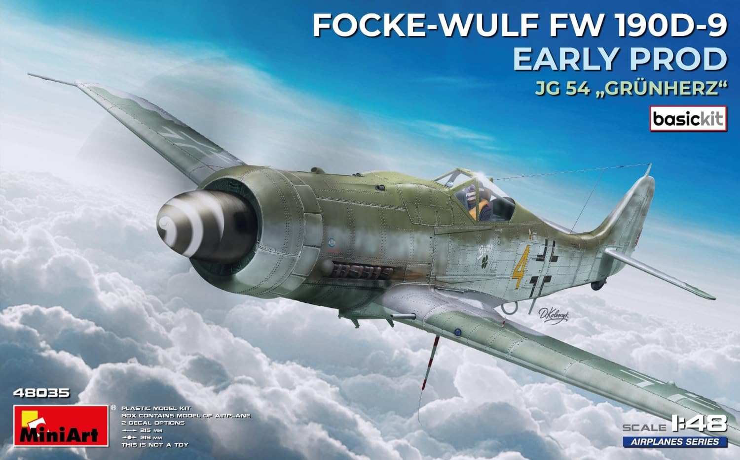 MiniArt - 1/48 Focke-wulf Fw 190d-9 Early Prod. Jg 54