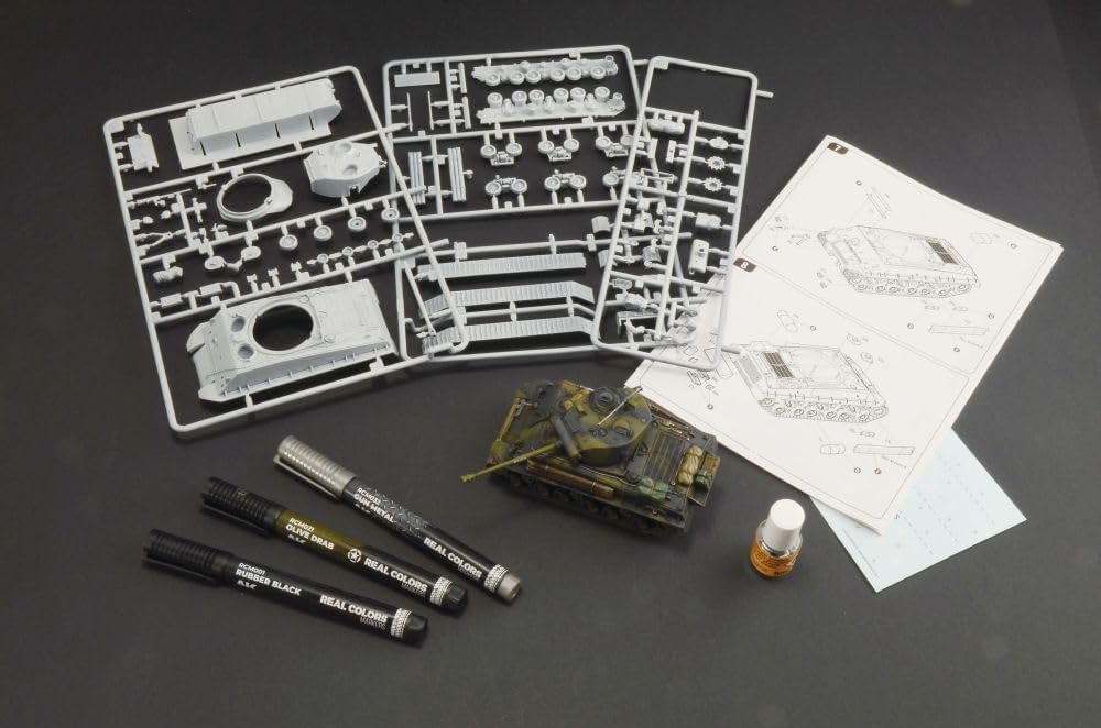 Italeri - 1/56 M4a3e8 Sherman Fury