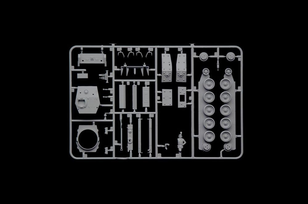 Italeri 75004 Line Starter Set - Easy Paint: Cromwell Mk. IV, 1:56 Scale, Plastic Model Kit/Model Assembly Includes Glue and 3 Acrylic Paint Markers
