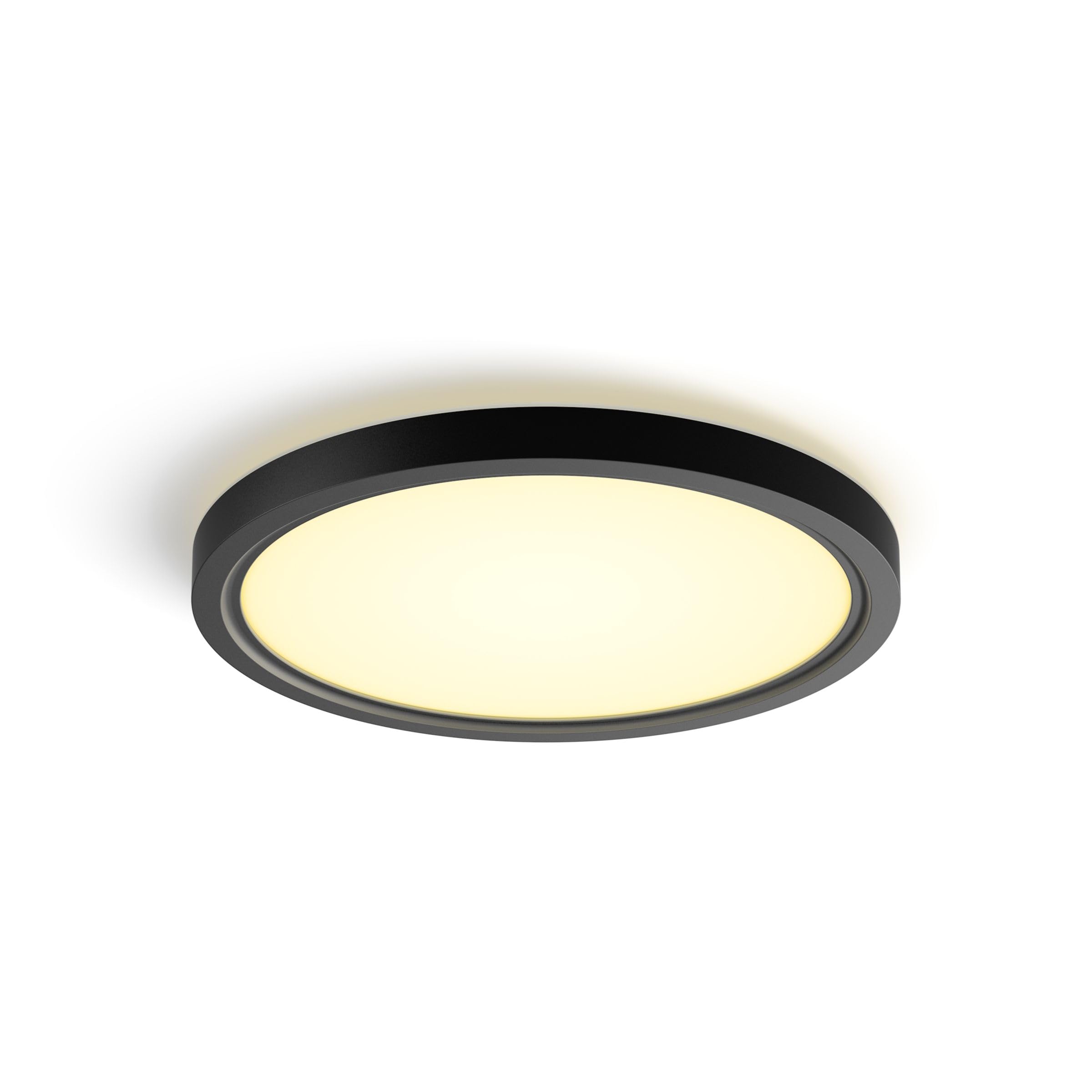 Philips Hue Tento Plafondlamp - Warm- Tot Koelwit Licht - Rond - Zwart - +30 Cm