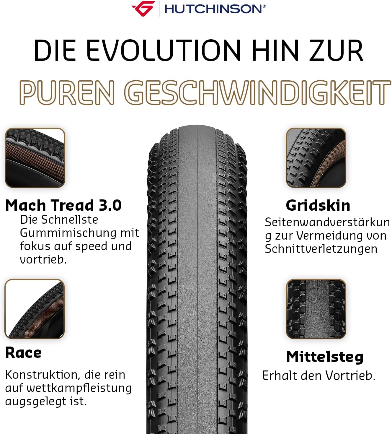 Caracal Race Gridskin TR (Black, 700 x 45, TR, FB, MT3)