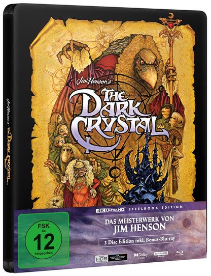 Der dunkle Kristall (Steelbook, 4K-UHD+2 Blu-rays