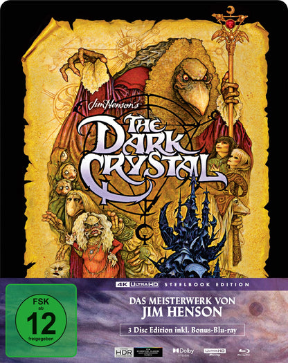 Der dunkle Kristall (Steelbook, 4K-UHD+2 Blu-rays