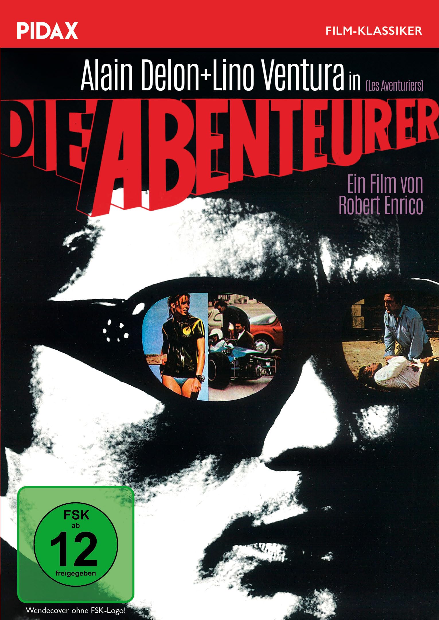 Die Abenteurer (Les Aventuriers) / Meilenstein des französischen Abenteuerkinos mit Alain Delon und Lino Ventura (Pidax Film-Klassiker