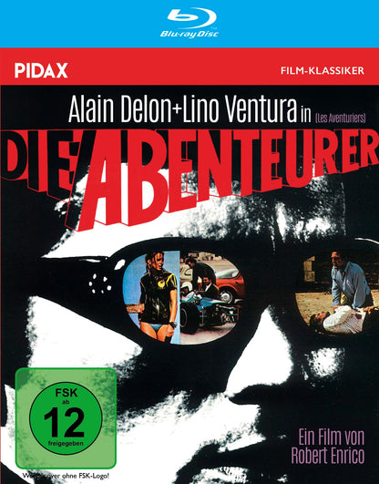Die Abenteurer (Les Aventuriers) / Meilenstein des französischen Abenteuerkinos mit Alain Delon und Lino Ventura (Pidax Film-Klassiker