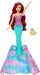 Mattel Disney Princess Arielle-Modepuppe, Verwandlung von Mensch zu Meerjungfrau mit Fabius-Figur und 2 Diademen, vom Film inspiriert, JLK19