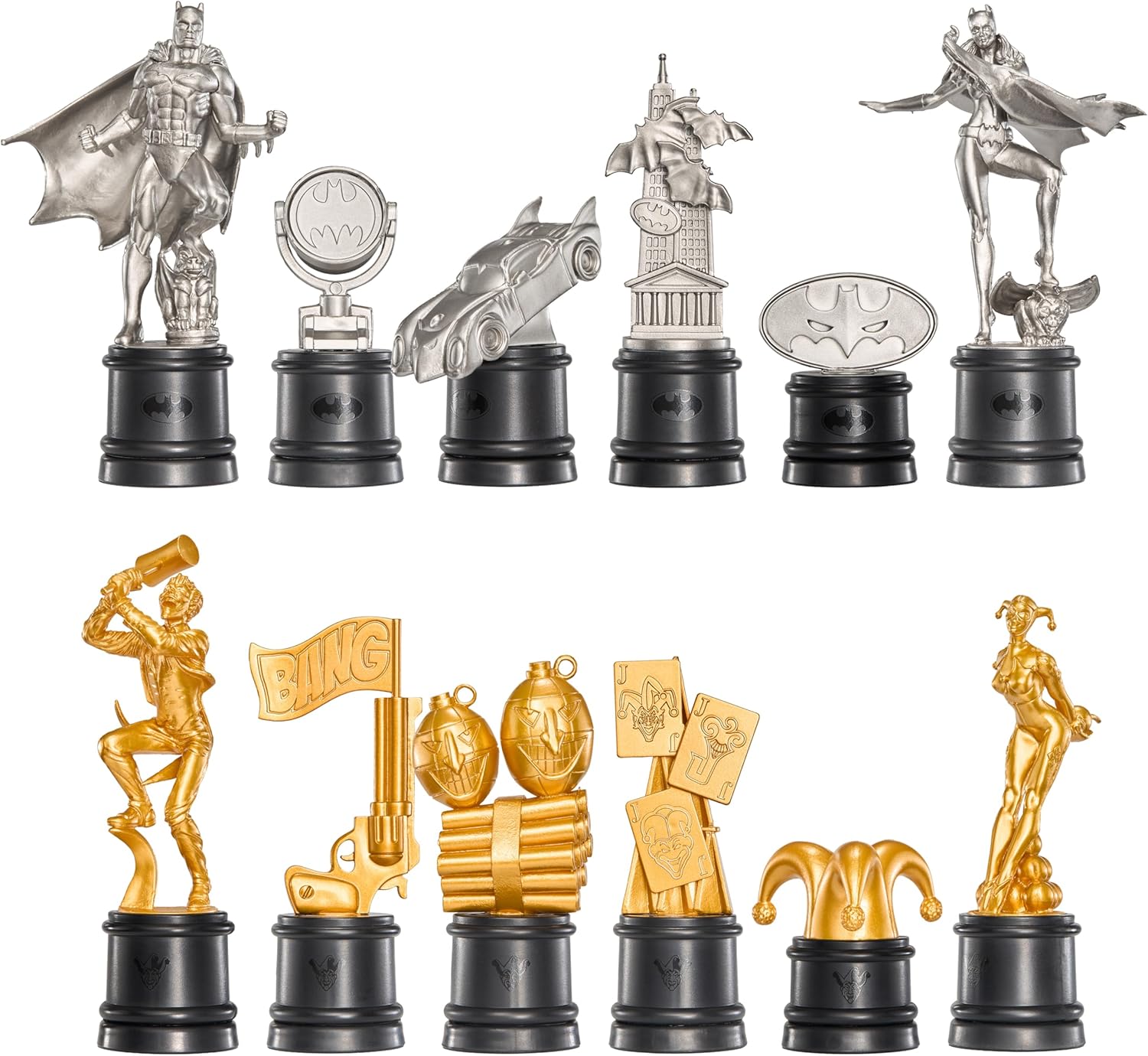 Noble Collection - Dc - Batman Vs The Joker - Chess Set