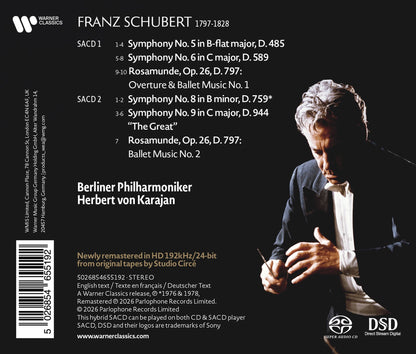 Schubert: Symphonies Nos. 5-6, 8-9/Rosamunde Overture & Ballet...