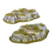 Terrain Crate Wargaming Hills | 2 Plastic Battlefield Hills | No Assembly Required | Compatible with Warhammer Age of Sigmar, 40K, Kings of War, Epic & More | 10-32mm Scale