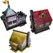 Terrain Crate Village Buildings Pack | 3 Fantasy Card Terrain Buildings | Chapel, Cottage & Townhouse | Compatible with Warhammer Age of Sigmar, Kings of War & More | 28-32mm Scale