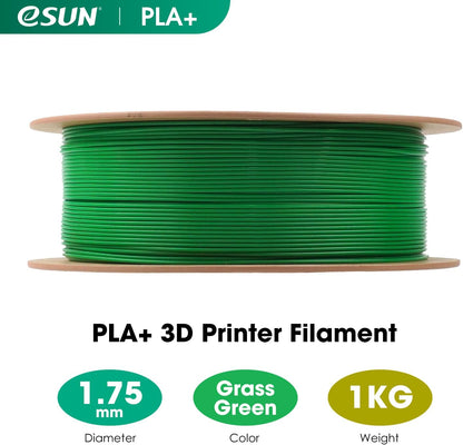 Pla+ 1.75Mm Grass Green 1Kg/Roll With Paper Roll