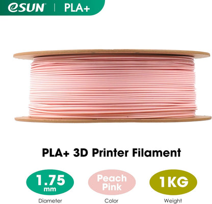 Pla+ 1.75Mm Peach Pink 1Kg/Roll With Paper Roll