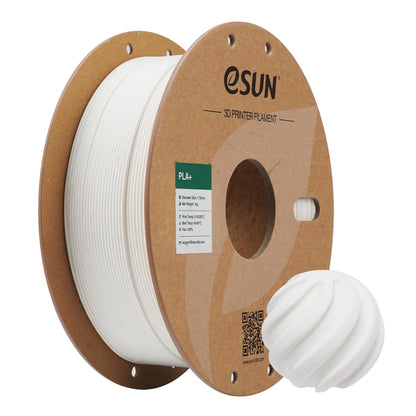 Pla+ 1.75Mm Milky White 1Kg/Roll With Paper Roll