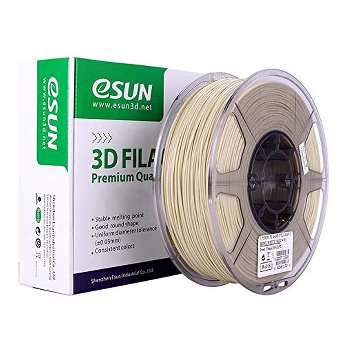 Pla+ 1.75Mm Bonewhite 1Kg/Roll Pr