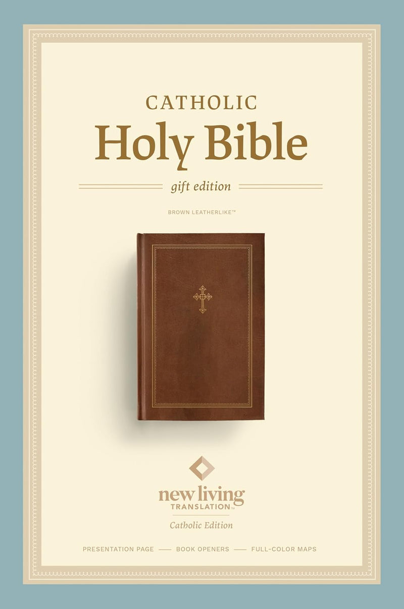 NLT Catholic Holy Bible, Gift Edition (Hardcover LeatherLike