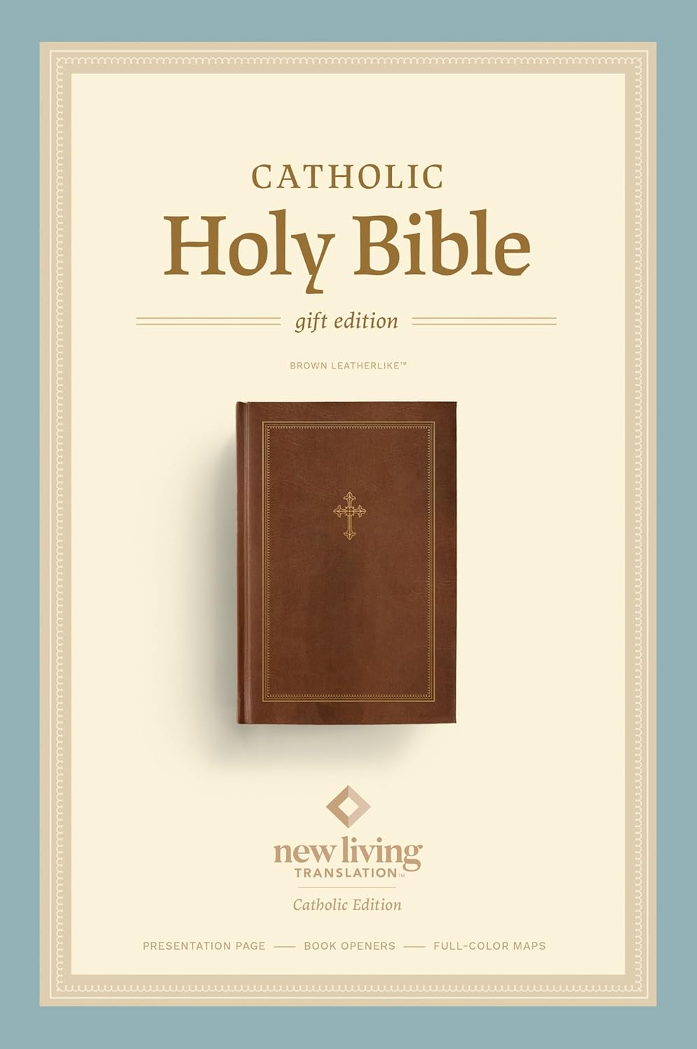NLT Catholic Holy Bible, Gift Edition (Hardcover LeatherLike