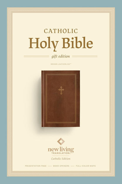 NLT Catholic Holy Bible, Gift Edition (Hardcover LeatherLike