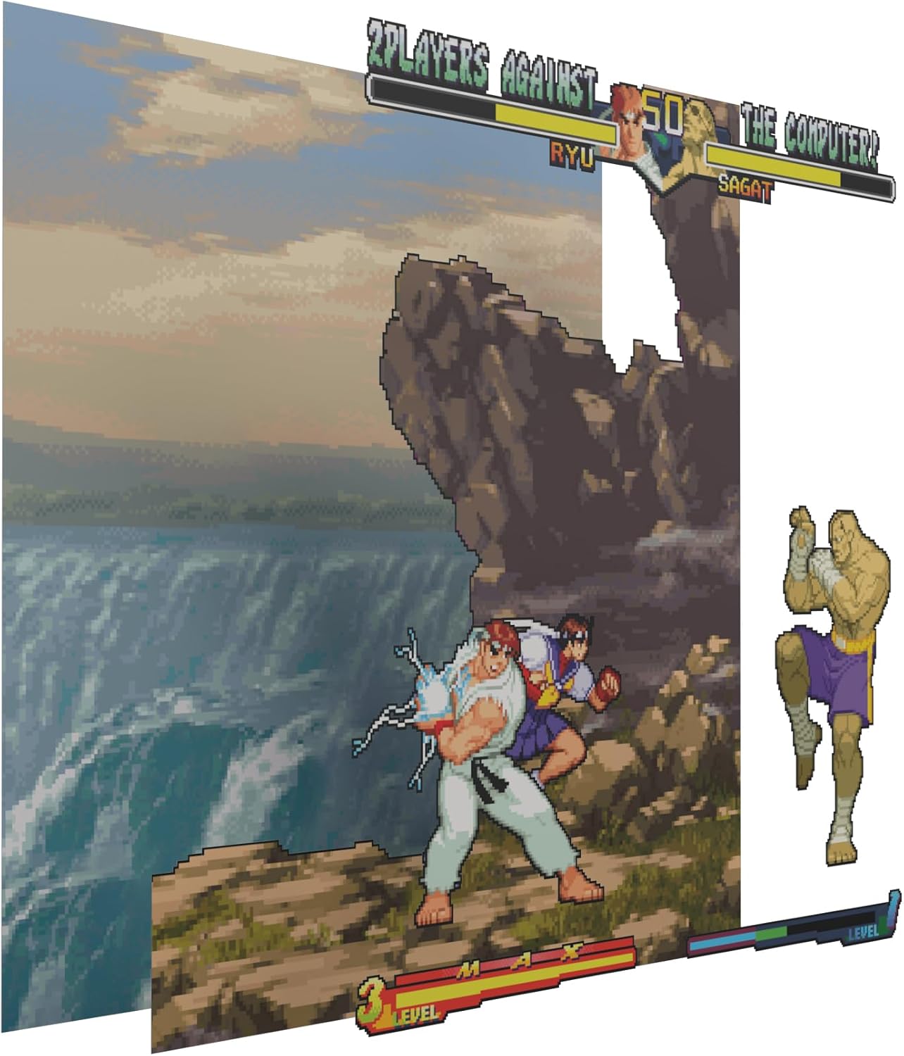 Pixel Frame - Street Fighter Alpha 2