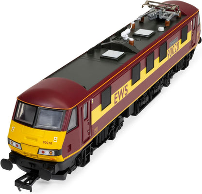 Hornby R30528 RailRoad EWS Class 90 Collingwood 90020, Junior Railway Locomotive, for ages 14+