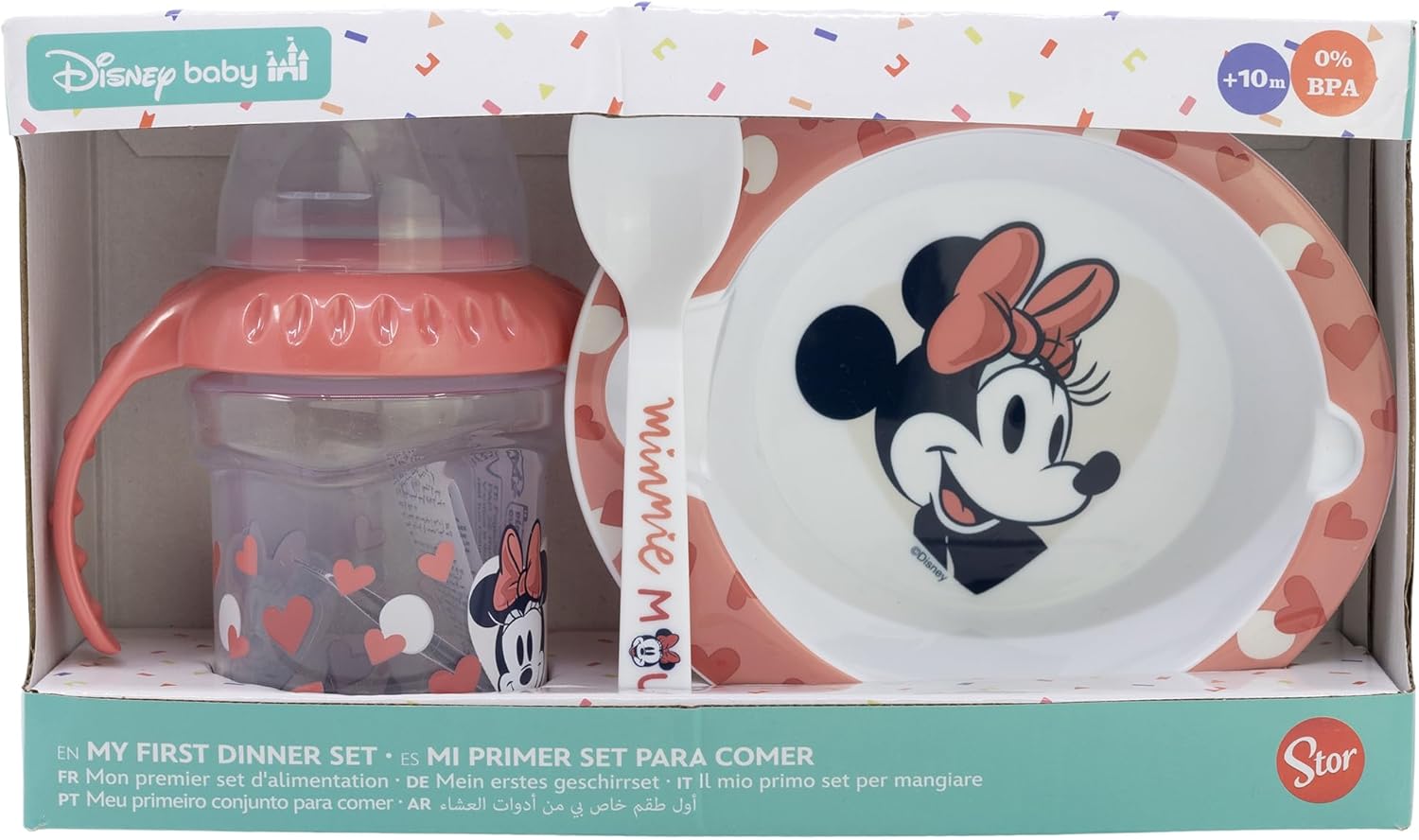 Minnie Mouse - 3 Pcs - Baby Gift Set (10707)