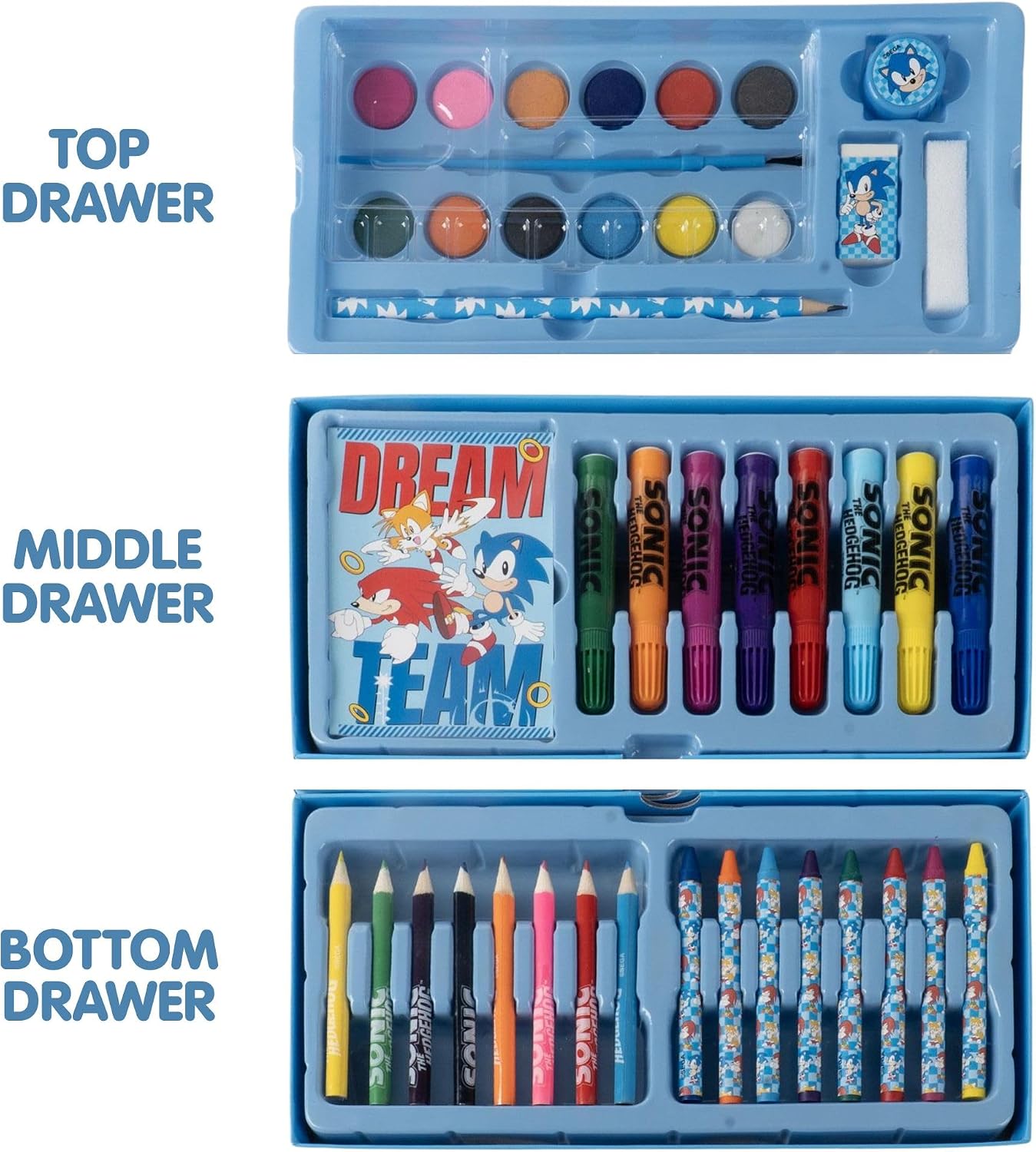 Cerda - Colorable Set Briefcase - Sonic (I-2700002319)