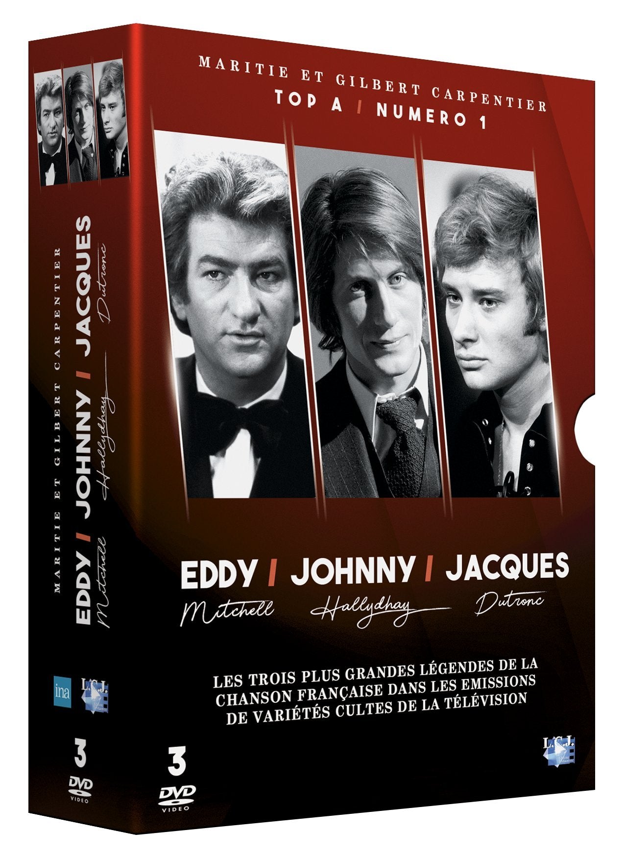 Top A Johnny Hallyday+Eddy Mitchell+Jacques Dutronc