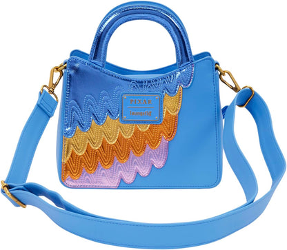 Loungefly Disney: Pixar - Up - Kevin - Borsa a tracolla colorata con ricamo facciale - ideale per bambini e adulti - borse da collezione