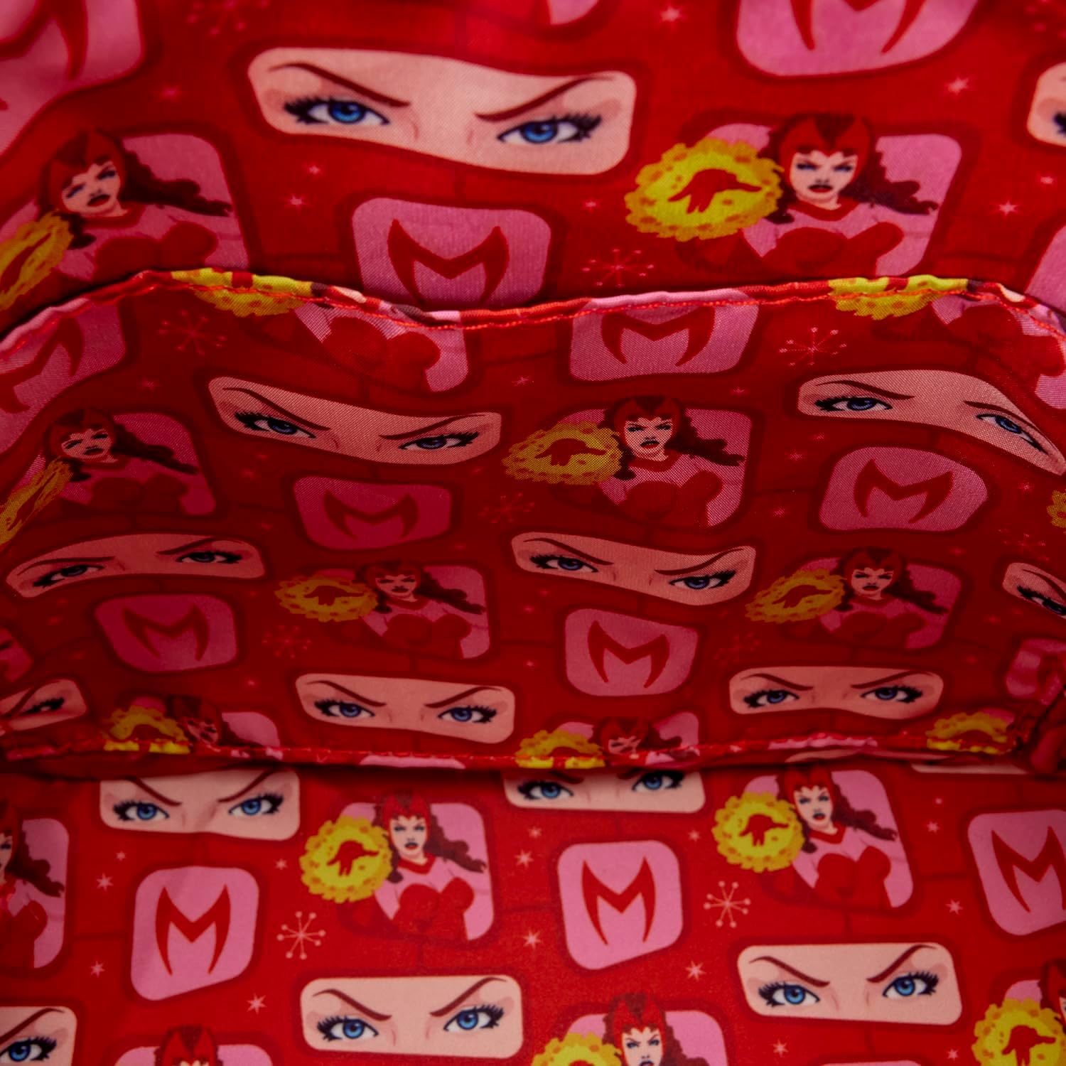 Loungefly Marvel: Scarlet Witch - Wanda - Umhängetasche mit verstellbarem Jacquard-Gurt - Sammeltaschen